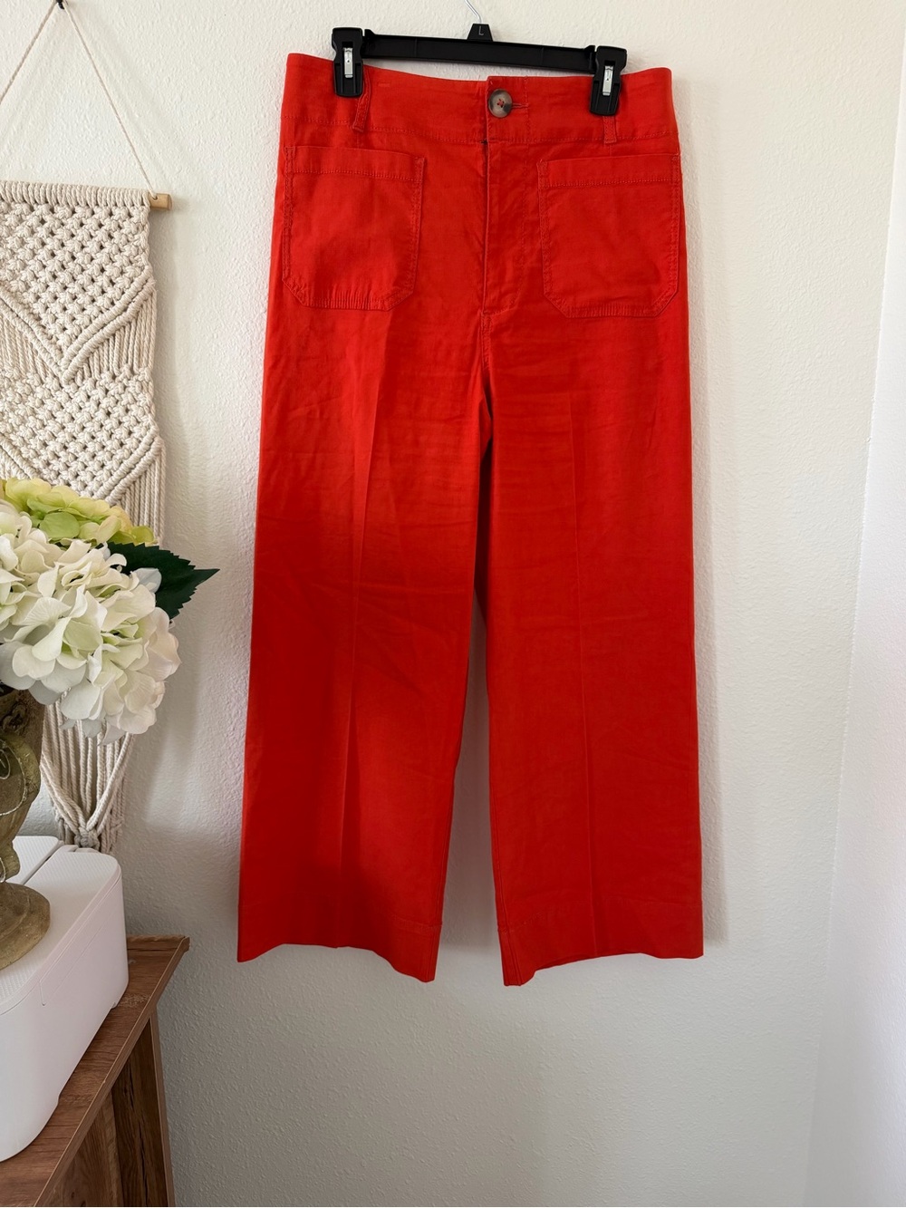 Anthropologie Colette Magic Fabric Crop Wide-Leg Pants by Maeve